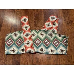 Autumn Adeigbo Women’s Diamond Soraya Crop Top Size 12 – Unique Statement Top